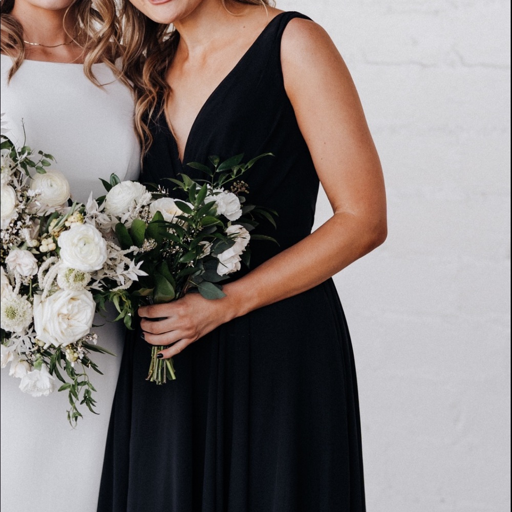 Black Bridesmaid Dress